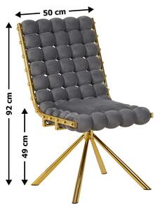 Scaun Living Tapițat KJC5403 Gri