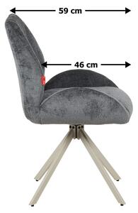 Scaun Living Tapițat DCM0104CS Gri