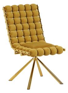 Scaun Living Tapițat KJC5403 Muștar