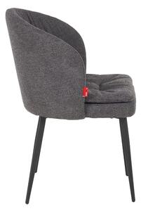 Scaun Living cu Picioare Metalice DCM0102CF Gri