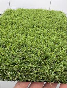 Gazon Artificial Jakarta, Inaltime Fir 30 mm, Latime 2m, Marime 200 x 200 cm, Verde cu Insertii Fire Iarba Uscata, Antialergic, Polipropilena, Curte
