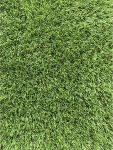 Gazon Artificial Jakarta, Inaltime Fir 30 mm, Latime 2m, Marime 200 x 200 cm, Verde cu Insertii Fire Iarba Uscata, Antialergic, Polipropilena, Curte