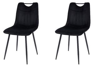 Set 2 Scaune KJC0358 Negre