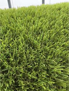 Gazon Artificial Jakarta, Inaltime Fir 30 mm, Latime 2m, Marime 200 x 200 cm, Verde cu Insertii Fire Iarba Uscata, Antialergic, Polipropilena, Curte