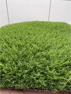 Gazon Artificial Sri Lanka, Inaltime Fir 20 mm, Latime 1m, Marime 100 x 100 cm, Verde, Antialergic, Polipropilena, Curte, Terasa, Balcon, Piscina, Loc