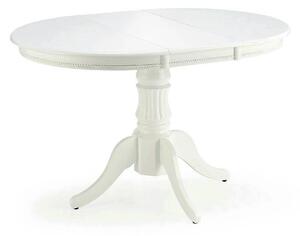 Masa extensibila alb WILLIAM, 90/124x90x75 cm