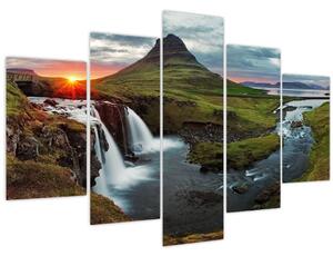 Tablou - Kirkjufell la apus (150x105 cm)