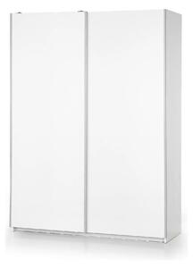 Dulap LIMA S1, alb, PAL laminat, cu 2 usi, 153x58x210 cm