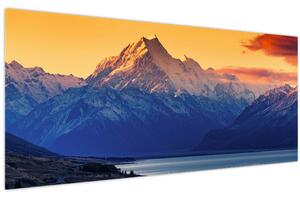Tablou - Lacul Pukaki (120x50 cm)
