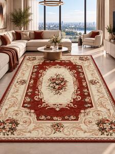 Covor Lotos 535-210, Marime 50 x 80 cm, Rosu, Inaltime Fir 8 mm, Antialergic, Polipropilena, Living, Dormitor, Sufragerie, Birou 50 x 80