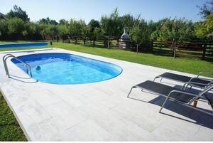Piscina otel, set complet piscina ovala Hobby Pool din otel galvanizat 700x350x150 cm