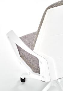 Scaun de birou ergonomic, tapitat cu stofa Skott 2 Gri, l58xA59xH98-104 cm