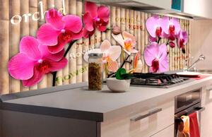 Fototapet autoadeziv pentru bucătărie orhidee magnifică