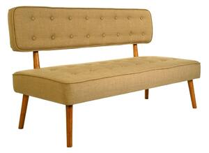 Canapea fixa Westwood Loveseat, Zeon, 2 locuri, 140x64x78 cm, lemn, ciocolatiu