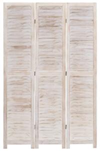 Paravan de cameră cu 3 panouri, 105 x 165 cm, lemn