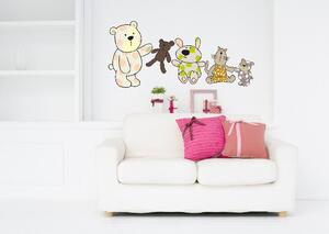 Autocolante decorative pe perete ursuleți