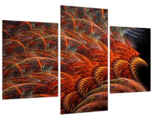 Tablou - Pene de imitație abstractă (90x60 cm)