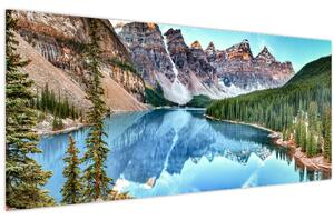 Tablou - Lacul Moraine (120x50 cm)