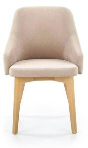 Scaun bej tapitat TOLEDO 2, 57x56x86 cm