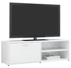 Comodă TV, alb extralucios, 120 x 34 x 37 cm, PAL