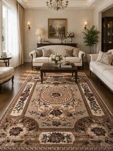 Covor Lotos 531-110, Marime 50 x 80 cm, Bej, Inaltime Fir 8 mm, Antialergic, Polipropilena, Living, Dormitor, Sufragerie, Birou 50 x 80