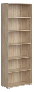 Biblioteca OFFICE LINE 11, stejar sonoma, PAL, 79x35x221 cm
