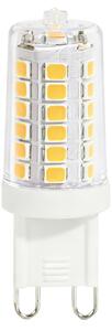 Set de 5 becuri LED G9 transparente 3,5W 480 lm 3000K