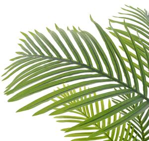 Plantă artificială palmier cu ghiveci, verde, 120 cm