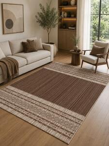 Covor Iuta Natura 971-91, Marime 50 x 80 cm, Maro, Inaltime Fir Tesatură plată, Antialergic, Polipropilena, Bucatarie, Hol, Balcon 50 x 80