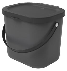 Container negru pentru deșeuri compostabile 6 L Albula - Rotho