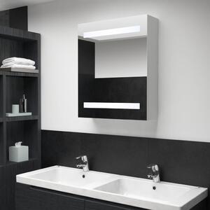 Dulap de baie cu oglindă și LED-uri, 50x13,5x60 cm