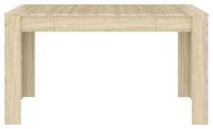 Masă de sufragerie stejar Sonoma 140x74,5x76 cm lemn prelucrat