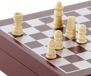 Cutie Chess cu 5 piese pentru vin 15x17 cm