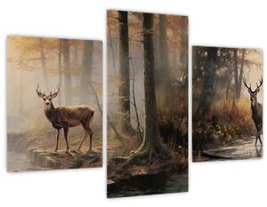 Tablou - Vintage pictura wildlife (90x60 cm)