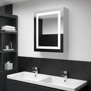 Dulap de baie cu oglindă și LED-uri, 50 x 13 x 70 cm