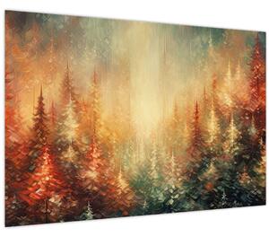 Tablou - Pictura de păduri (90x60 cm)