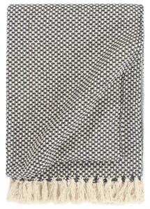 Pătură decorativă, bleumarin, 160 x 210 cm, bumbac