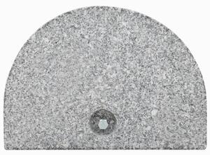 Suport umbrelă de soare, gri, granit, 10 kg, curbat