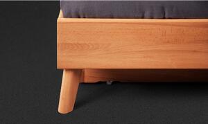 Pat dublu din lemn de fag 160x200 cm Greg - The Beds