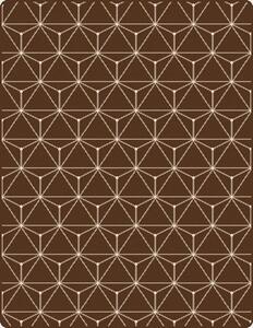 Covor Flex 19647-91 Marime 75 x 200 cm, Maro, Inaltime Fir Tesatură plată, Antialergic, Polipropilena, Bucatarie 75 x 200