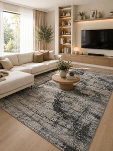 Covor Fayno 7146-216, Antiderapant, Marime 160 x 230 cm, Maro, Înălțime Fir 8 mm, Antialergic, Polipropilenă, Living, Dormitor, Sufragerie 160 x 230