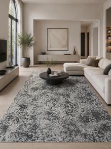 Covor Itea 42003-660, Marime 78 x 150 cm, Gri , Inaltime Fir 10 mm, Antialergic, Polipropilena, Living, Dormitor 78 x 150