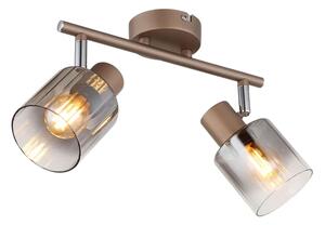 Globo Lighting Walton lampă de tavan 2x40 W fumuriu 54318-2
