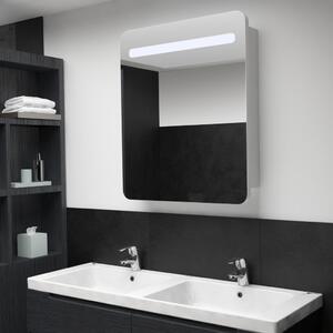Dulap de baie cu oglindă și LED-uri, 68 x 9 x 80 cm