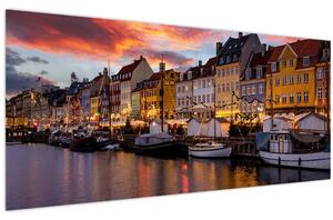 Tablou - Nyhavn, Copenhaga (120x50 cm)