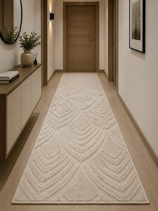 Traversa OKSI 38009-202, Latime 0.8m, Marime 80 x 200 cm, Bej, Inaltime Fir 6,5 mm, Festonata Surfilata 0.8 metri, 80 x 200