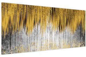 Tablou - Linii de aur (120x50 cm)
