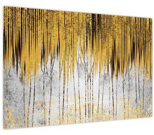 Tablou - Linii de aur (90x60 cm)