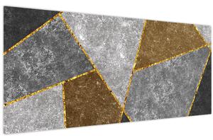 Tablou - Imitarea materialelor (120x50 cm)