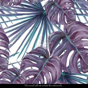 Fototapet Frunze de palmier colorate
